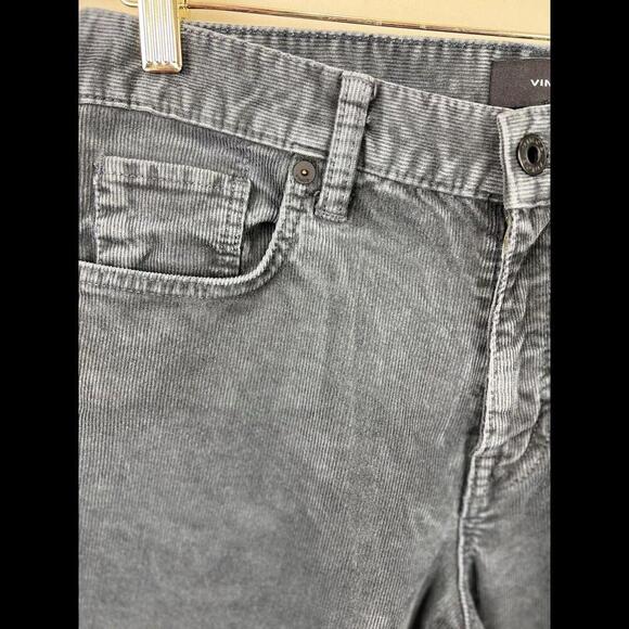 Vince‎ Corduroy Pants Size 30 x 32 Gray EUC - Picture 3 of 4